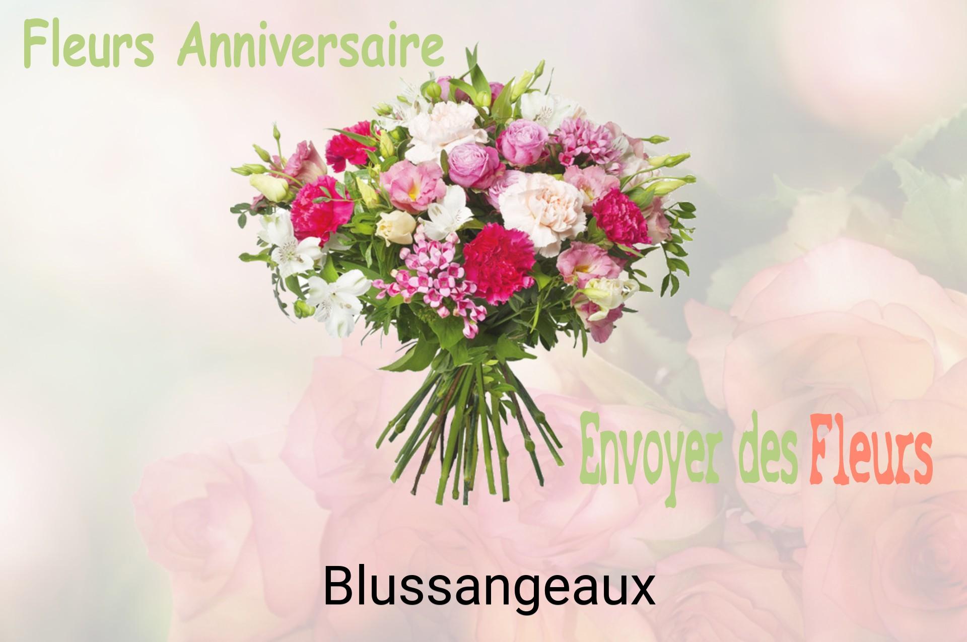 Bouquet de fleurs d’anniversaire livré à Blussangeaux